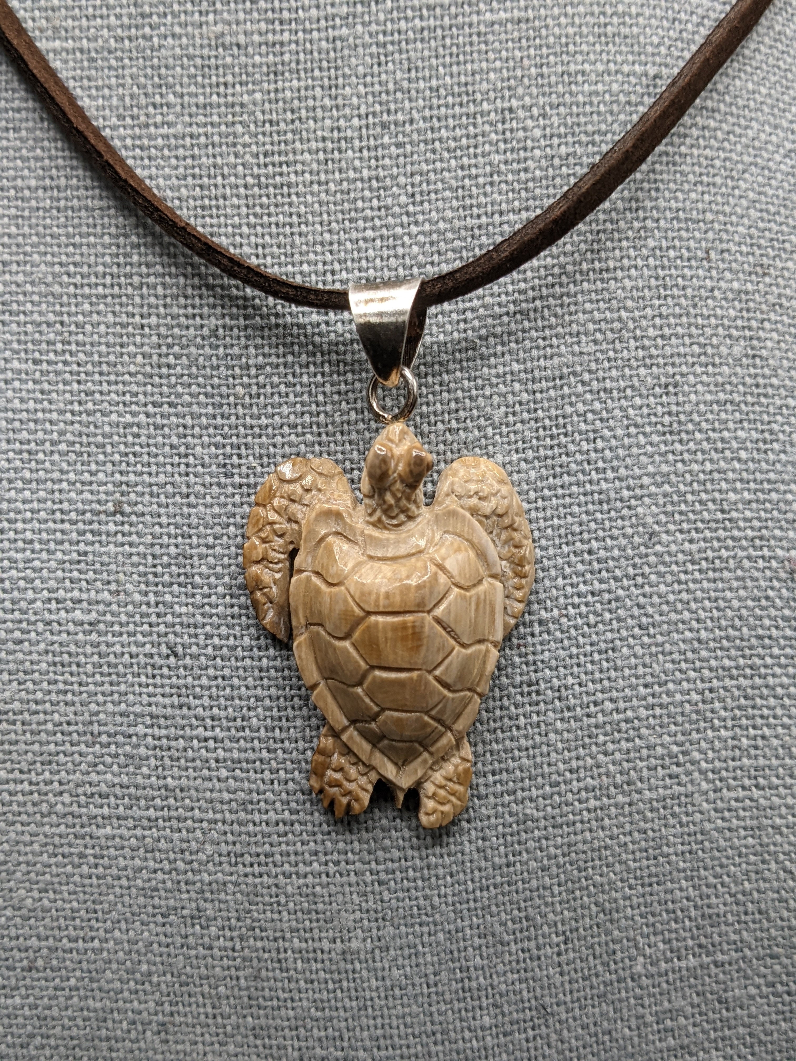 New Blessing Brown Lucky Jewelry Amulet Carved Turtle Pendant Imitation Yak Bone  Necklace – the best products in the Joom Geek online store